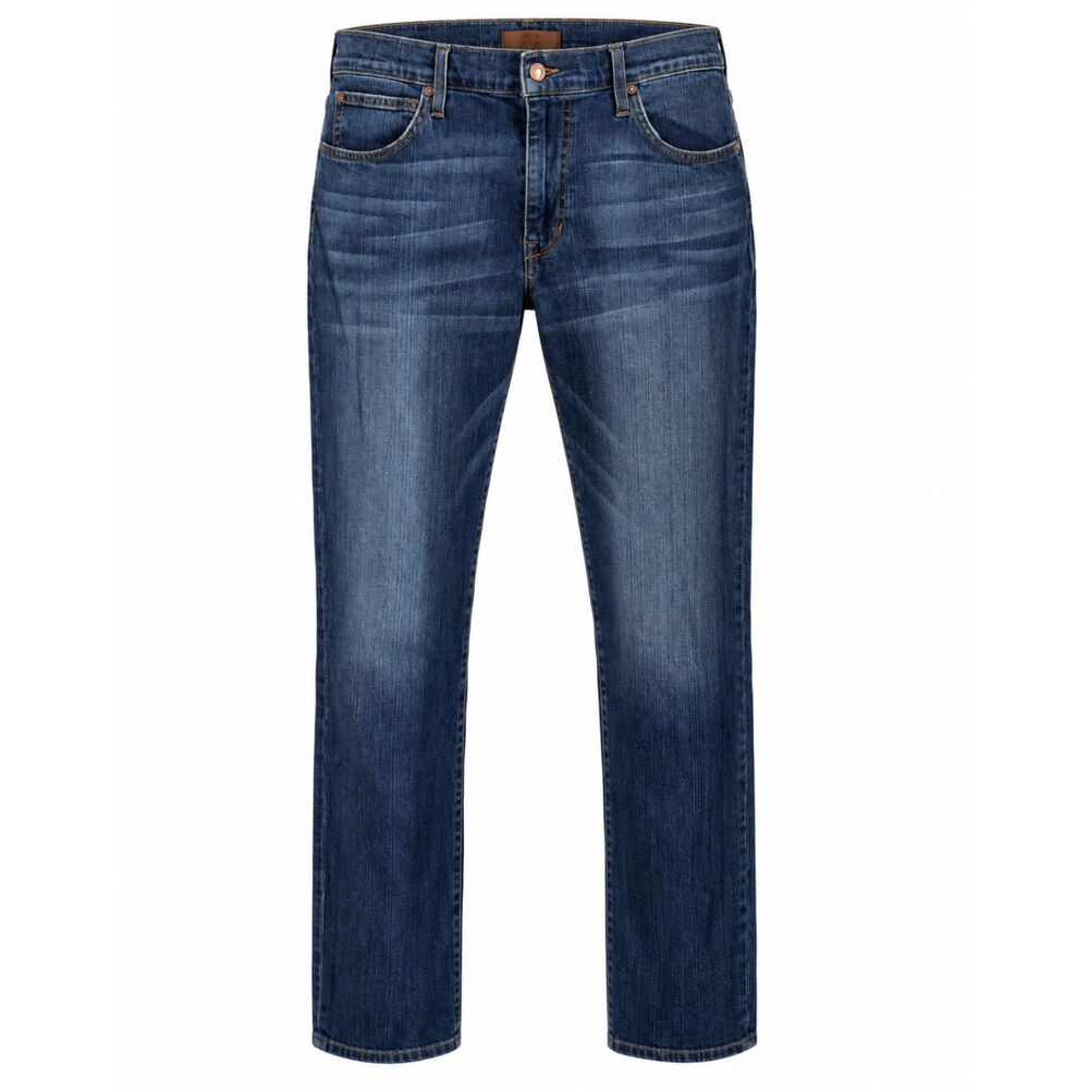 Joes Jeans Mens 36x31 Brixton Straight Narrow Leg Blue Denim Whiskering Fade EUC